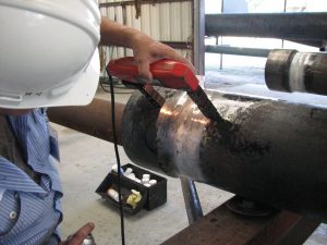 pelatihan magnetic particle testing